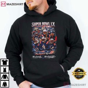 New England Patriots NFL Super Bowl LX T Shirt (4)