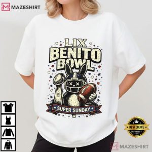 Benito Bowl 2026 American Football Fan Half Time Show T Shirt (1)