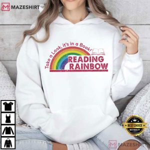 Book Lover Take A Look It's In A Book Reading Rainbow T Shirt (3)