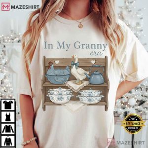 In My Granny Era Digital Vintage Goose Kitchen Shelf Art T Shirt (3)