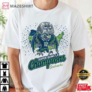 Seattle Seahawks Football 2026 Champions Super Bowl LX T Shirt (4)
