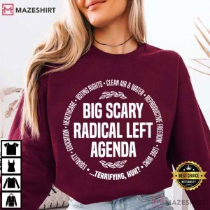 Radical Left Agenda Political Equality Justice Climate Rights T Shirt (1)