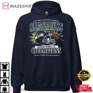 Seattle Seahawks NFL Super Bowl LX Champions T Shirt (3)