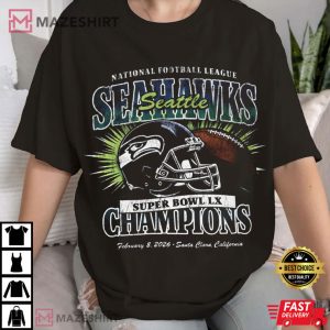 Seattle Seahawks NFL Super Bowl LX Champions T Shirt (4)