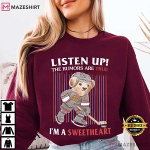 Heated Rivalry Sweetheart Rumors Bear Hockey Player T Shirt (1)