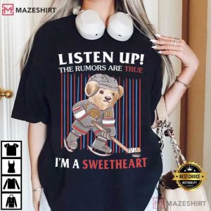 Heated Rivalry Sweetheart Rumors Bear Hockey Player T Shirt (2)