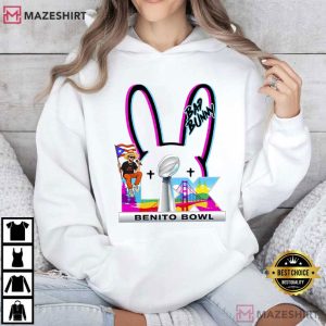 Bad Bunny Benito Bowl Puerto Rico Fan Gift T Shirt (3)