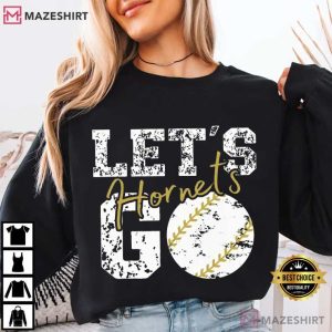 Let’s Go Baseball Mom Game Day Custom T Shirt (4)