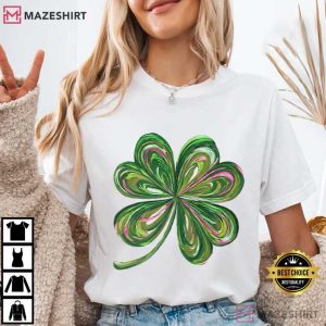 Four Leaf Clover St Patricks Day T Shirt (2)