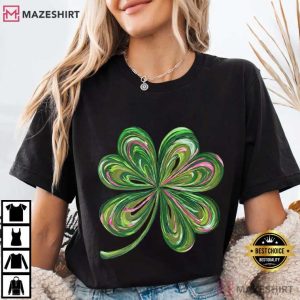 Four Leaf Clover St Patricks Day T Shirt (3)