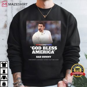 Bad Bunny God Bless America Super Bowl LX 2026 T Shirt (1)