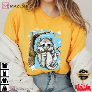 Cat Jumper Distressed Vintage 90s T Shirt (2)