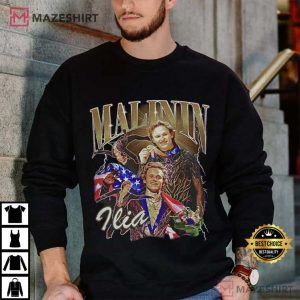 Ilia Malinin Quad Jump Legend Ice Skating Sports T Shirt (1)
