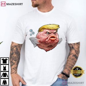Angry Fish Anti Trump Parody Political Satire T Shirt (1)