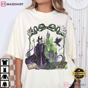 Cruella Maleficent Coquette Bow Disney Villains 2026 T Shirt (1)