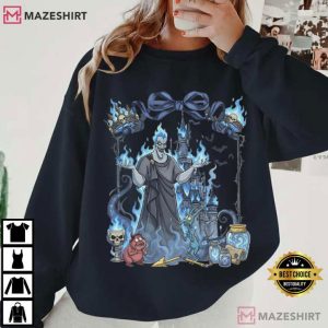Hades Hercules Coquette Bow Disney Villains 2026 T Shirt (1)