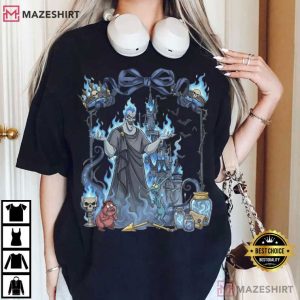 Hades Hercules Coquette Bow Disney Villains 2026 T Shirt (2)
