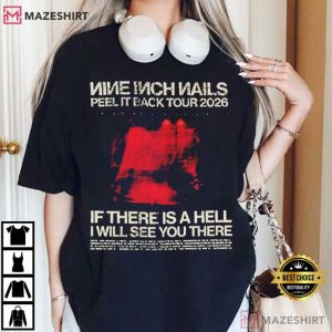 Nine Inch Nails Peel It Back Tour 2026 Rock Band T Shirt (3)