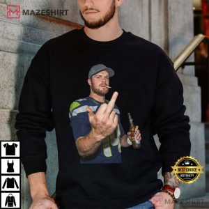 Sam Darnold Seattle Seahawks Middle Finger Meme Funny T Shirt (1)