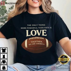 Bad Bunny Bowl Together We Are America Graphic Statement T Shirt (4)