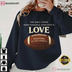 Bad Bunny Bowl Together We Are America Graphic Statement T Shirt (2)