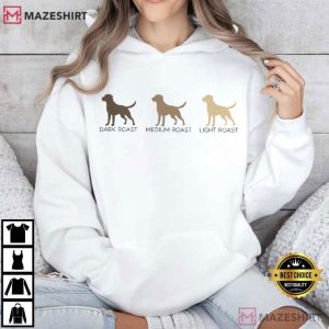 Labrador Retriever Funny Coffee Lover Dog Mom T Shirt (1)