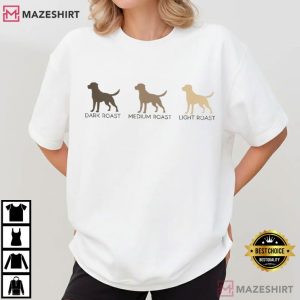 Labrador Retriever Funny Coffee Lover Dog Mom T Shirt (3)