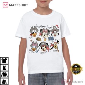 Mickey And Friends Disney Pirate Vintage T Shirt (1)