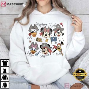 Mickey And Friends Disney Pirate Vintage T Shirt (3)