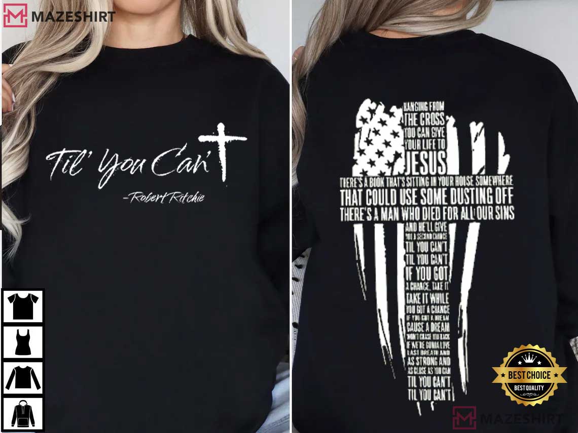 Til You Can't Cross Kid Rock T-Shirt Til You Can't Cross Kid Rock T-Shirt