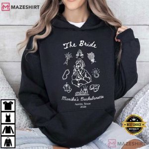The Bride Bridesmaid Personalized Bachelorette T Shirt (1)