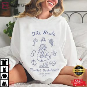 The Bride Bridesmaid Personalized Bachelorette T Shirt (2)