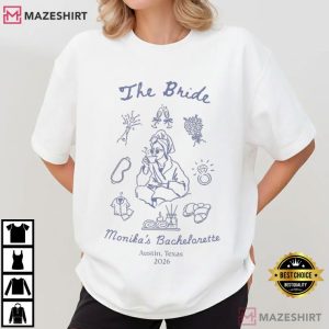 The Bride Bridesmaid Personalized Bachelorette T-Shirt