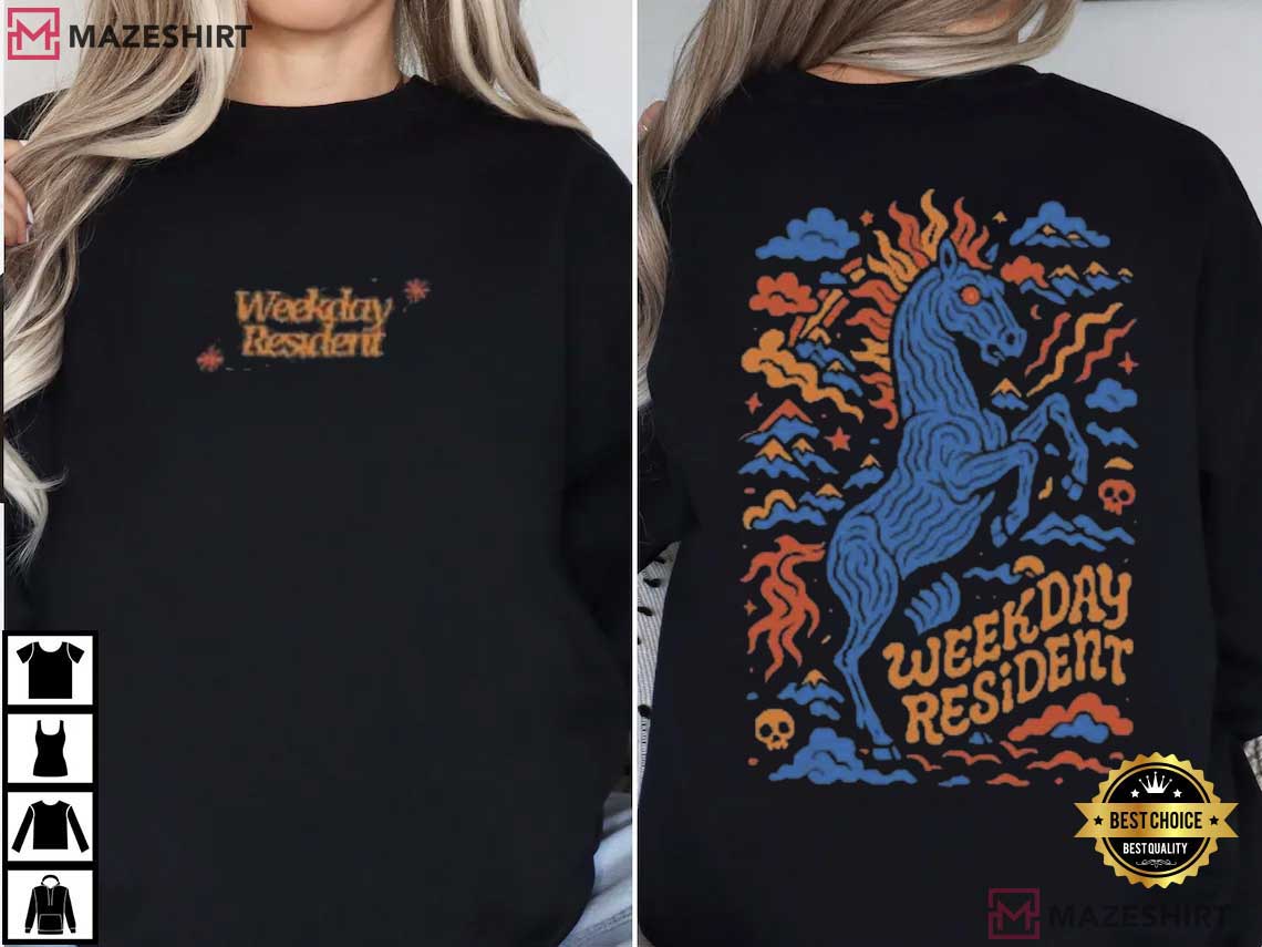 Weekday Resident Blue Horse T-Shirt Weekday Resident Blue Horse T-Shirt