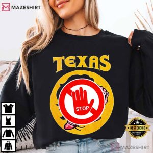 Texas Mystery Stop Sign T Shirt (4)