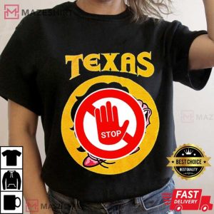 Texas Mystery Stop Sign T Shirt (2)