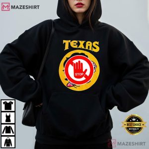 Texas Mystery Stop Sign T Shirt (3)