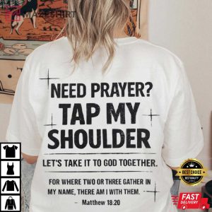 Christian Prayer Inspirational Quote T-Shirt