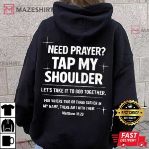 Christian Prayer Inspirational Quote T Shirt (3)