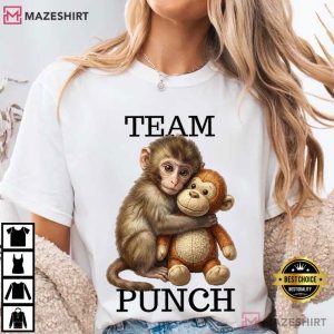 Baby Monkey Punch Animal Lover T Shirt (1)