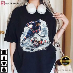 Megan Keller Women Hockey Hilary Knight T Shirt (3)