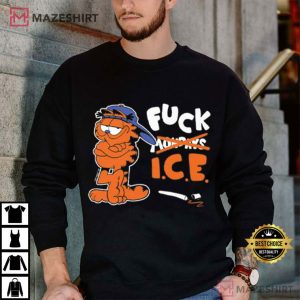 Garfield Says Fuck ICE Political T Shirt (4)