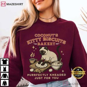 Kitty Biscuits Bakery Custom Cat Name T Shirt (1)