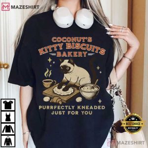 Kitty Biscuits Bakery Custom Cat Name T-Shirt