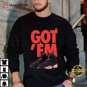 Jordan Reverse Infrared 6 Got'Em T Shirt (1)