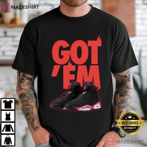 Jordan Reverse Infrared 6 Got'Em T Shirt (2)