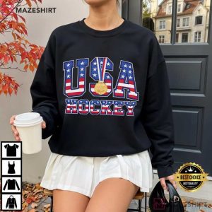 USA Mens Womens Gold Medal Olympic Winter Games Hockey T Shirt (4)