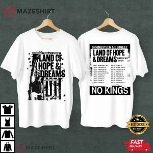 Bruce Springsteen And The E Street Band Tour 2026 T Shirt (2)