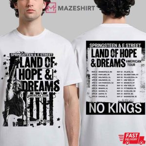 Bruce Springsteen And The E Street Band Tour 2026 T-Shirt