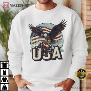 USA Champions Funny Ice Hockey Eagle 2026 T Shirt (4)